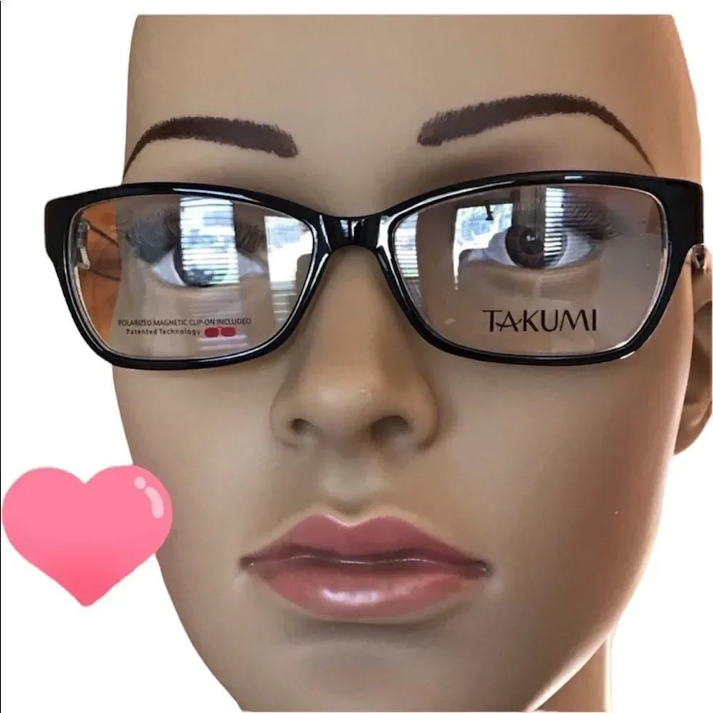 Takumi eyeglass eyeglass frame Nwot gorpcore magnetic clip